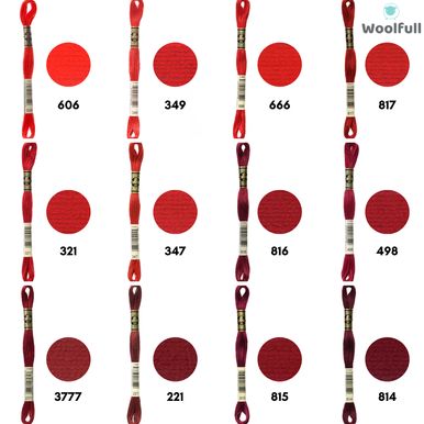 DMC Stranded Cotton - Reds