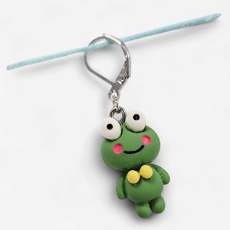 Handmade Stitch Markers - Frog
