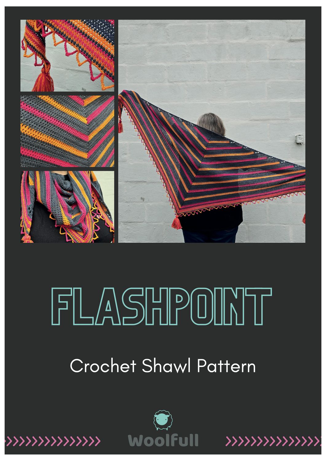 Woolfull Pattern - Flashpoint Shawl