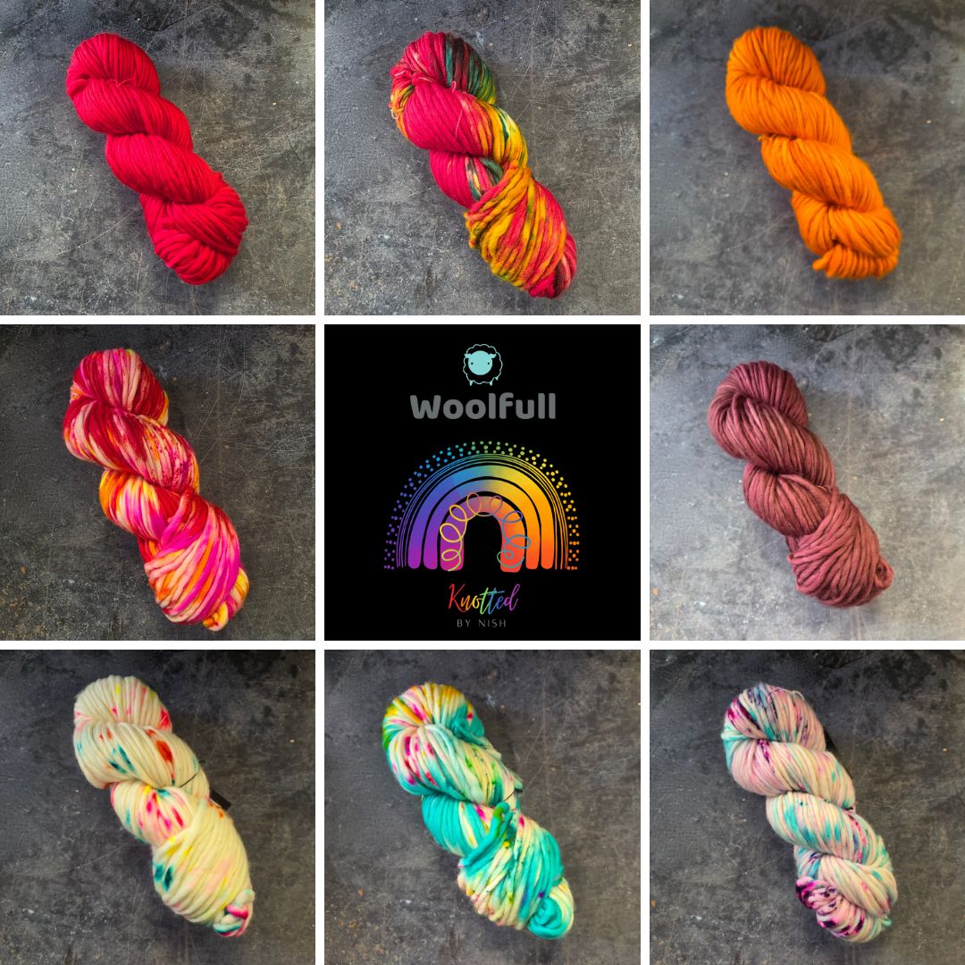 A shade card showing all 8 colours.