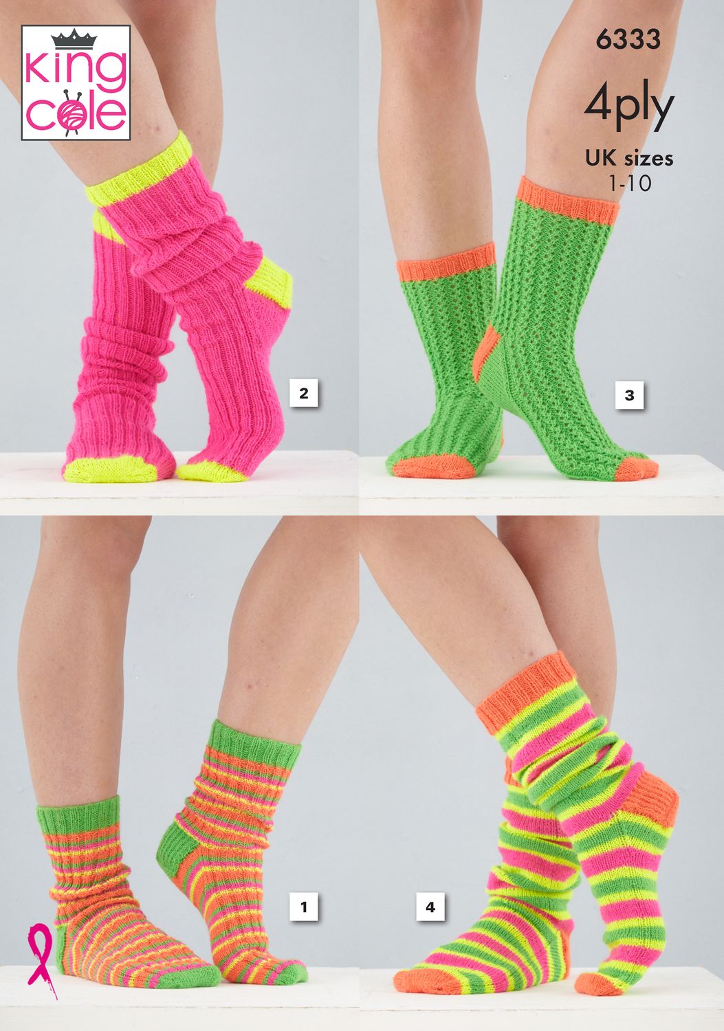 King Cole Pattern 6333 - Socks