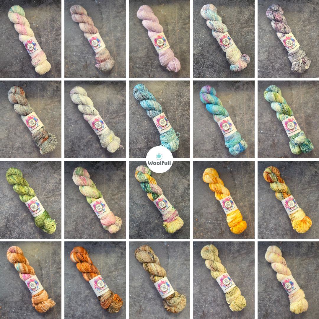 A shade card showing all 20 colours.