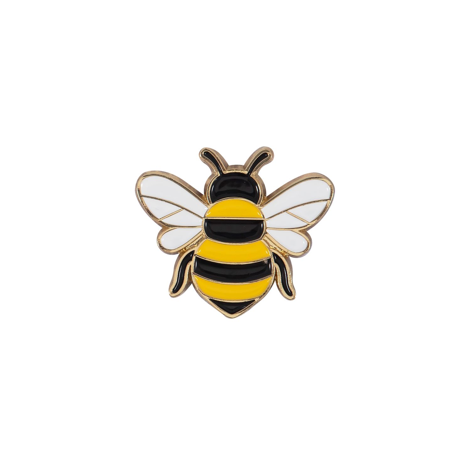 A bee shaped enamel needle minder.