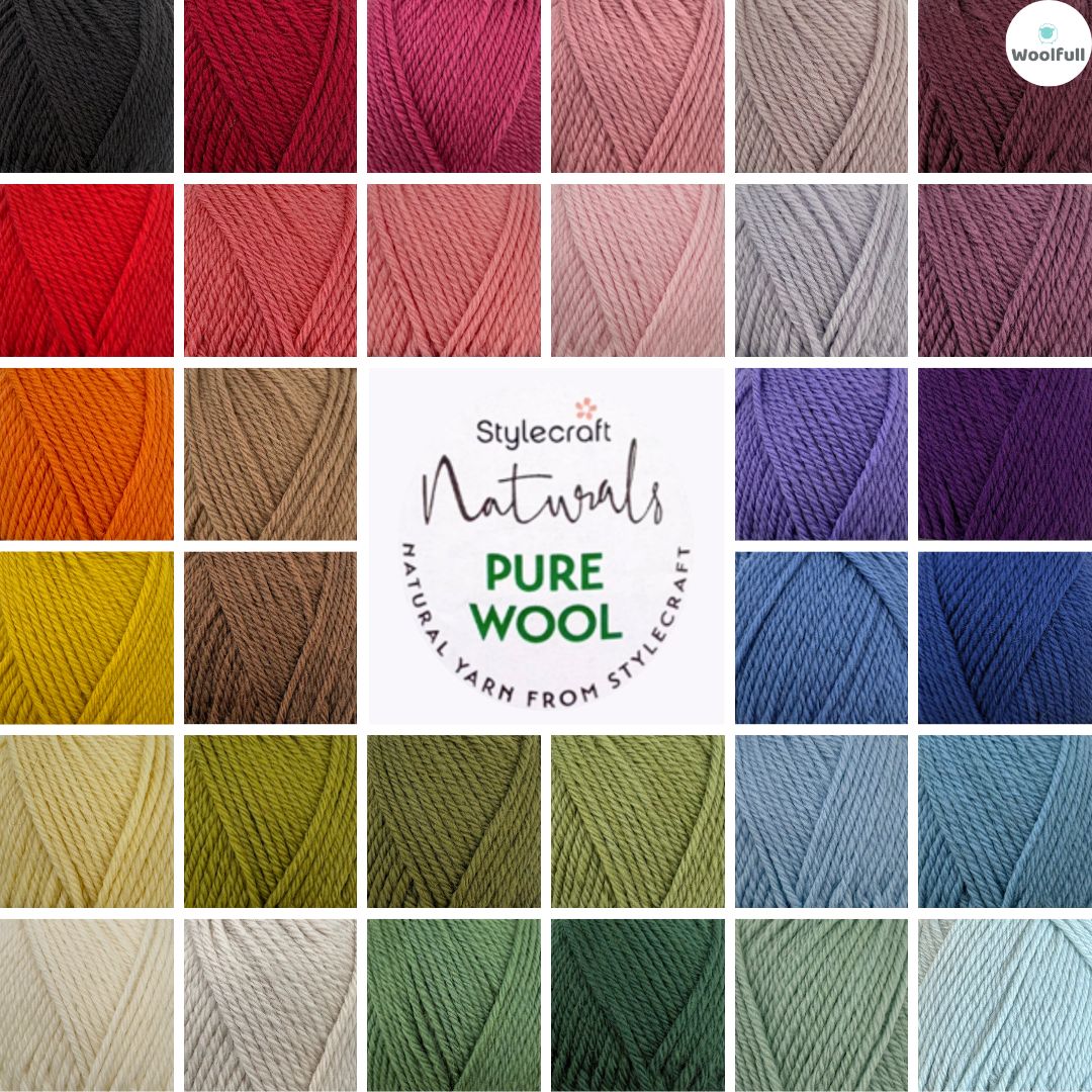 Stylecraft Naturals Pure Wool DK