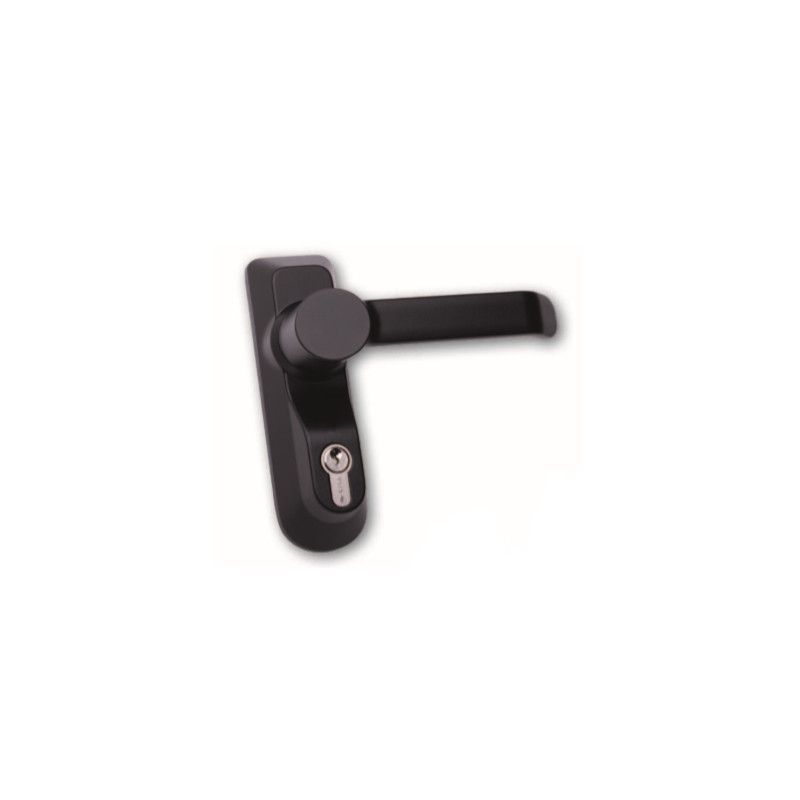 MANILLA CON LLAVE ANTIPANICO NEGRO