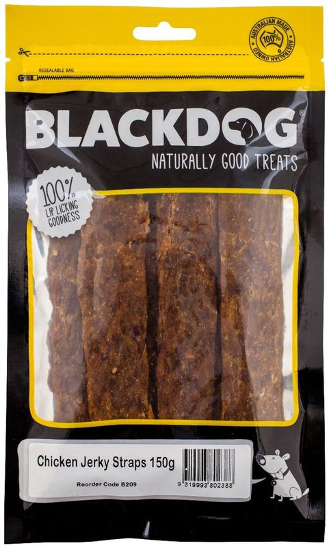 Chicken Jerky Straps 150g