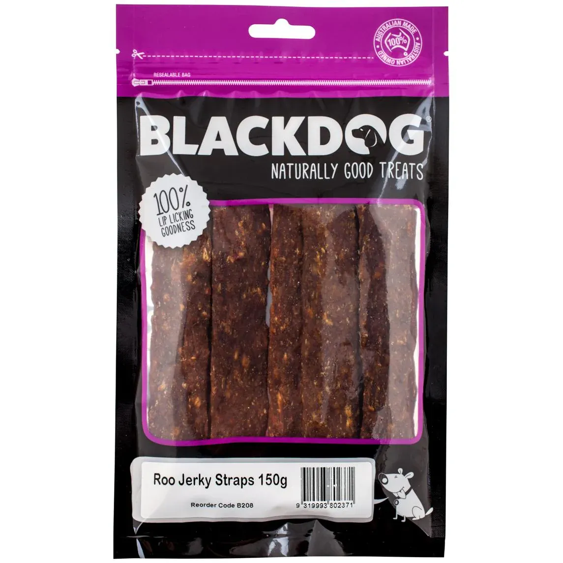 Roo Jerky Straps 150g