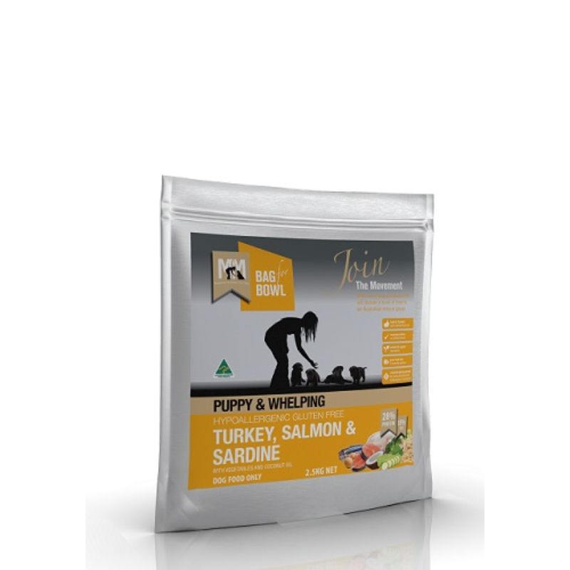 Puppy Turkey, Salmon & Sardine GF