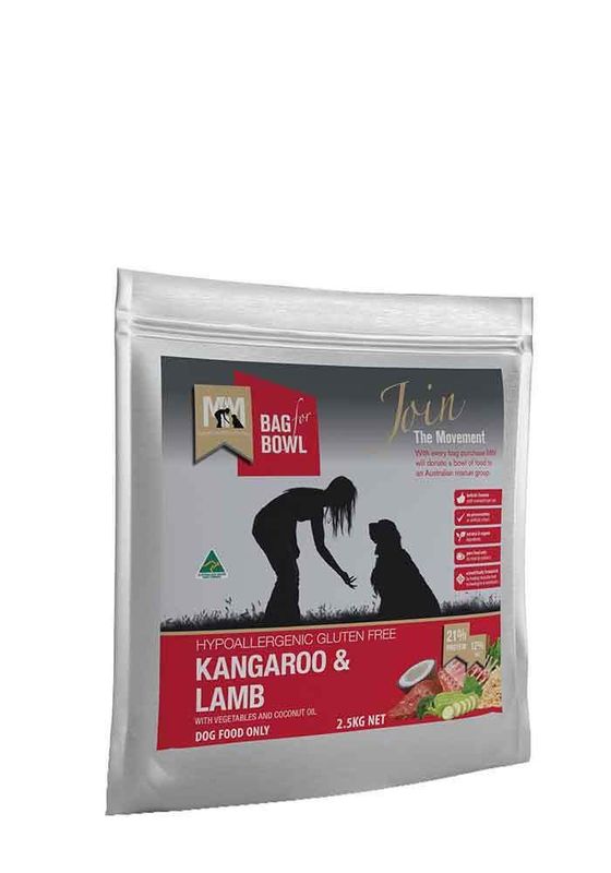 Meals for Mutts Kangaroo & Lamb 2.5kg