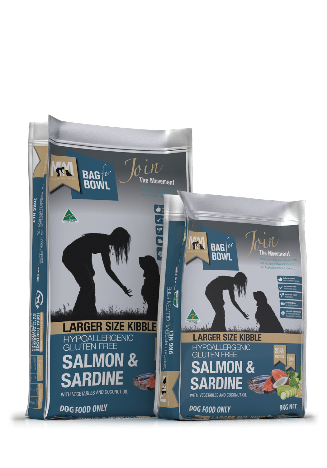 Meals For Mutts Large Kibble Salmon & Sardine Gluten Free