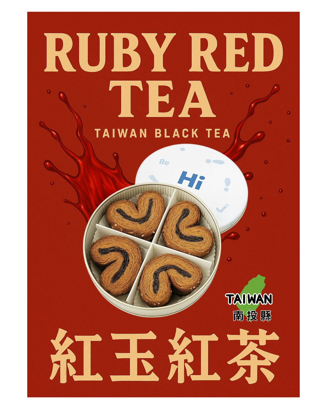 Hi 紅玉紅茶蝴蝶酥