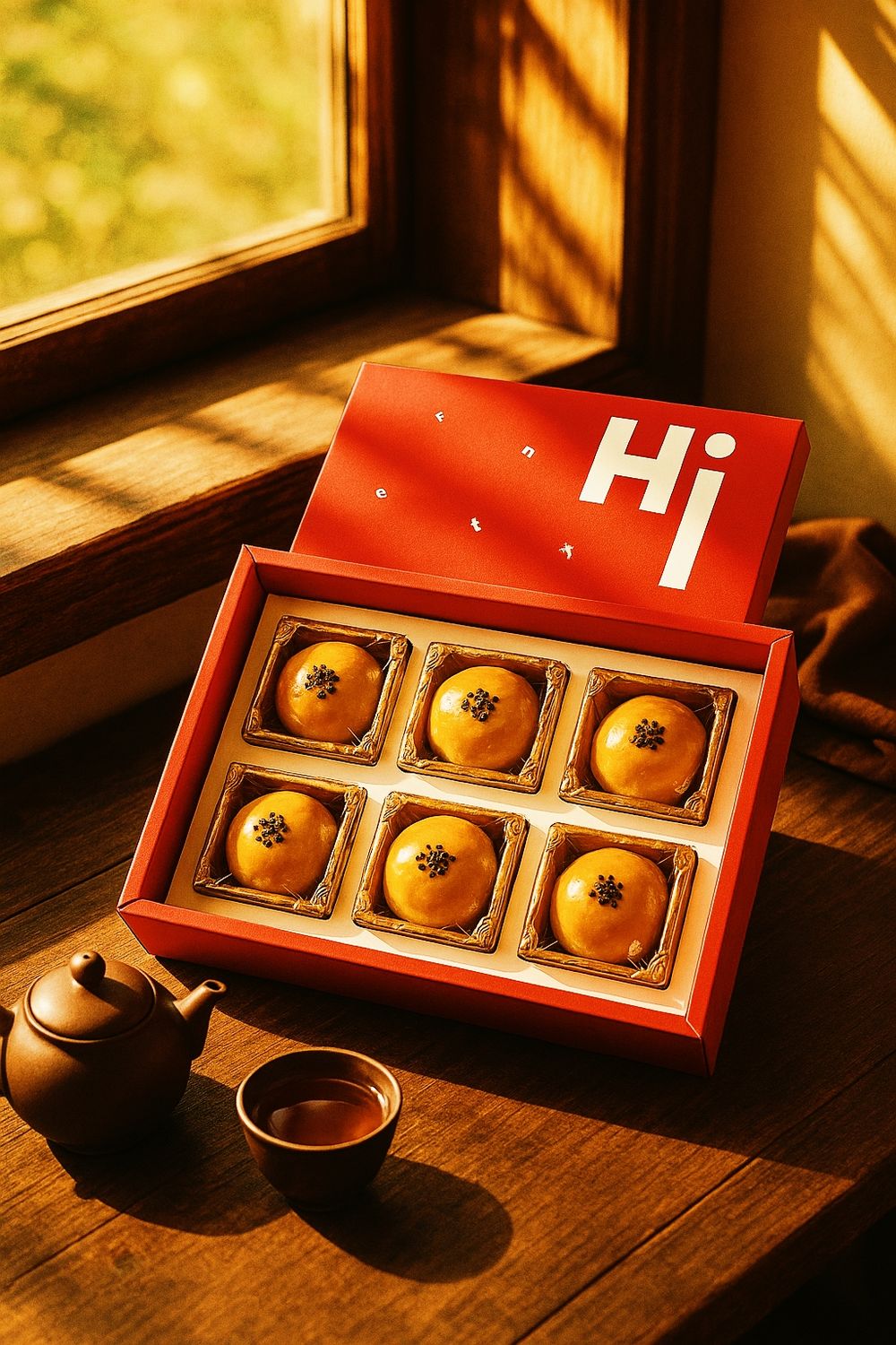 Hi 中秋限定 |經典蛋黃酥禮盒(6入)