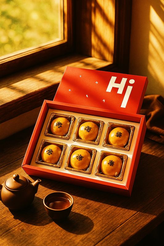 Hi 中秋限定 |經典蛋黃酥禮盒(6入)