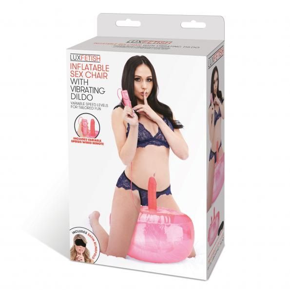 Lux Fetish Inflatable Sex Chair With Vibrating Dildo Lux Fetish Inflatable Sex Chair With Vibrating Dildo