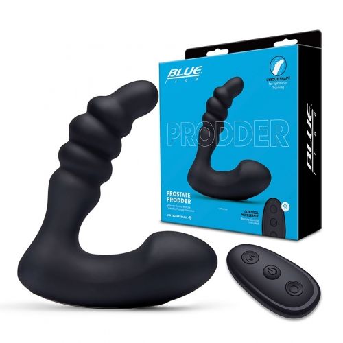 Blue Line Prostate Prodder - Sphincter Training Remote Controlled Prostate Stimulator
