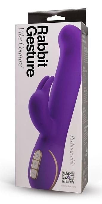 Vibe Couture Rabbit Gesture Purple Vibe Couture Rabbit Gesture Purple