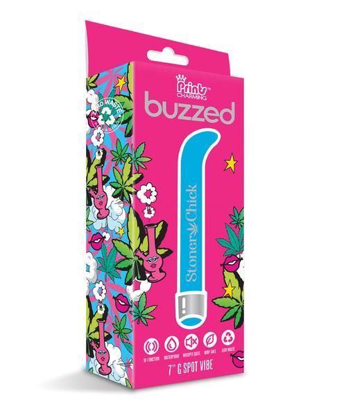 Prints Charming Buzzed 7 Prints Charming Buzzed 7" G Spot Vibe Stoner Chick