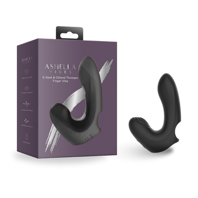 Ashella Vibes G-spot Clitoral Thumper Finger Vibe Ashella Vibes G-spot Clitoral Thumper Finger Vibe