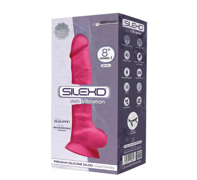 SILEXD MODEL 1 (8 SILEXD MODEL 1 (8") VIBRATING DILDO