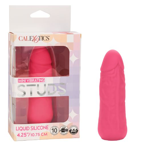 Mini Neon Vibrating Studs® - Pink 4.25 Mini Neon Vibrating Studs® - Pink 4.25"/10.75cm
