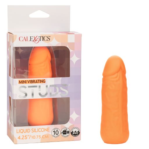 Mini Neon Vibrating Studs® 4.25 Mini Neon Vibrating Studs® 4.25" Orange