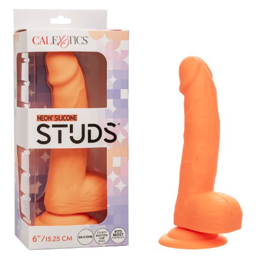 Neon® Silicone Studs® 6 Neon® Silicone Studs® 6"/15.25 cm - Orange