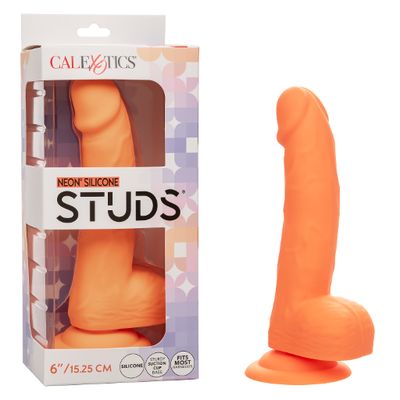 Neon® Silicone Studs® 6 Neon® Silicone Studs® 6"/15.25 cm - Orange