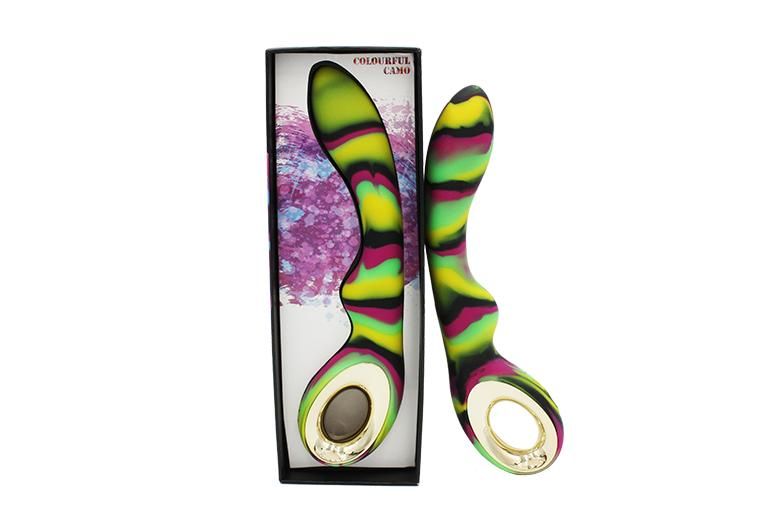 Colourful Camo Magic Vibrator Green Colourful Camo Magic Vibrator Green