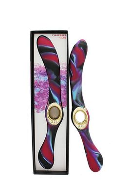 Colourful Camo Entice Vibrator Blue Colourful Camo Entice Vibrator Blue