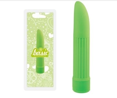 Basic 4" Vibrator Green