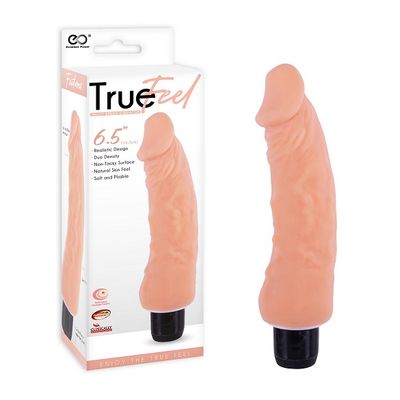 TRUE FEEL FLESH 6.5 REALISTIC VIBRATOR TRUE FEEL FLESH 6.5 REALISTIC VIBRATOR
