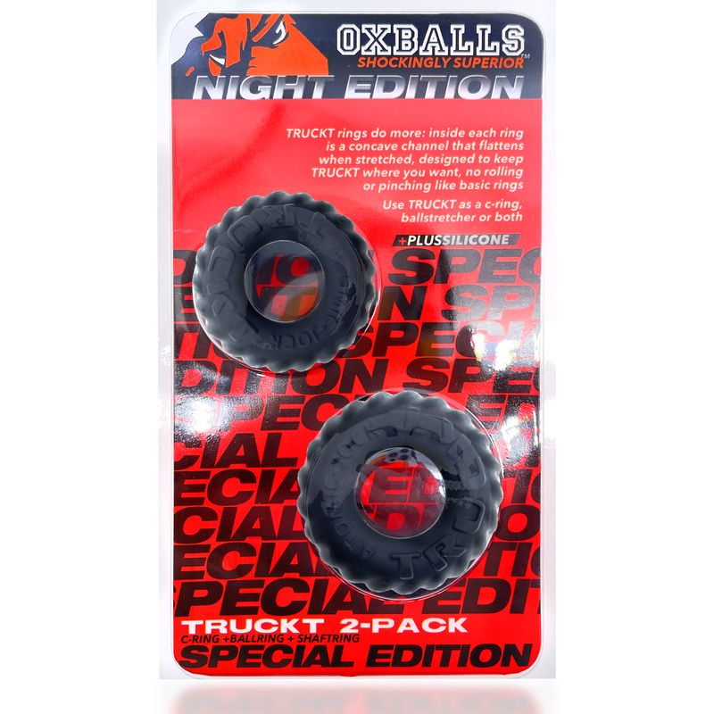 OXBALLS TRUCKT 2-piece cockring plus+SILICONE™ special edition NIGHT