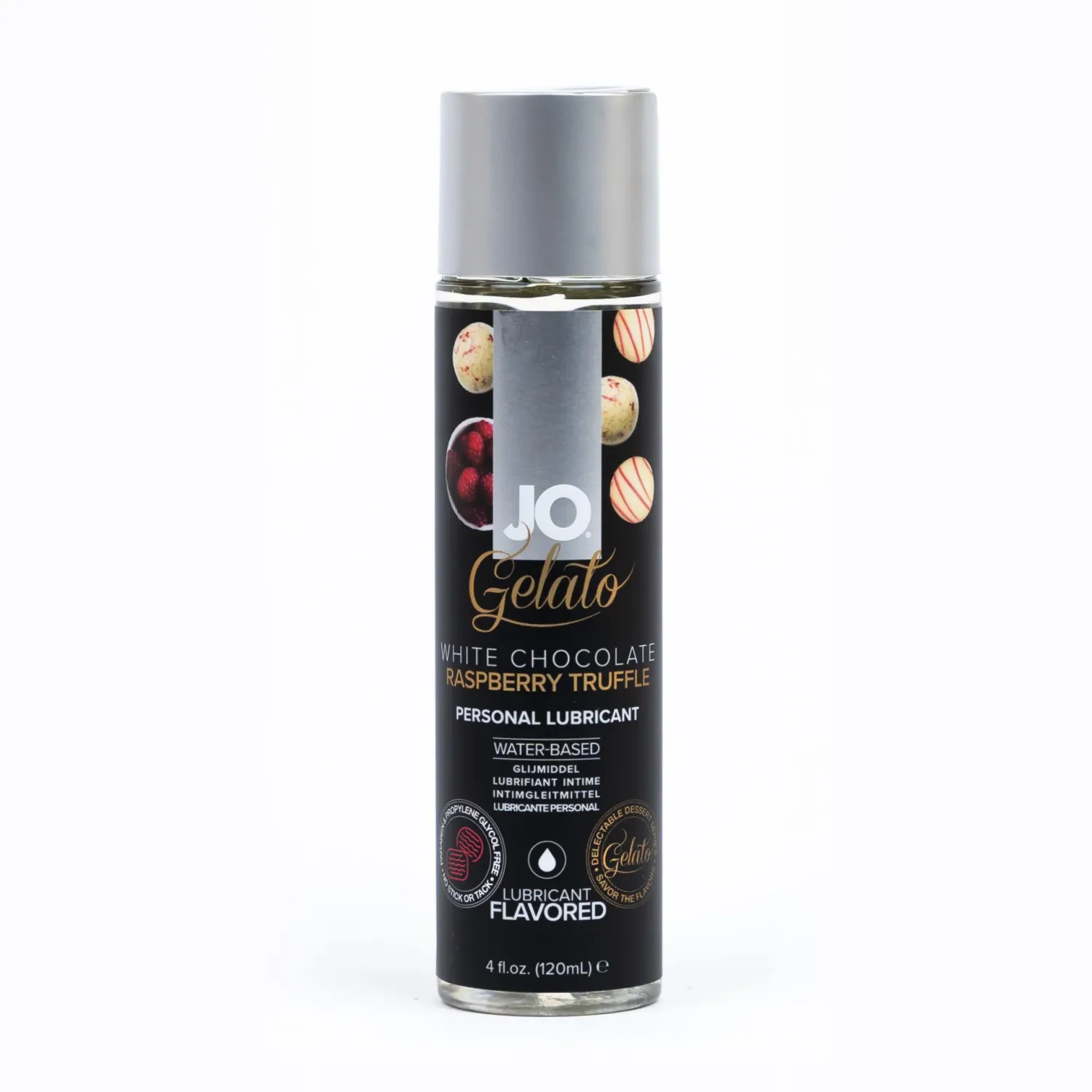 White Chocolate Raspberry Truffle Gelato Flavored Lubricant 120ml