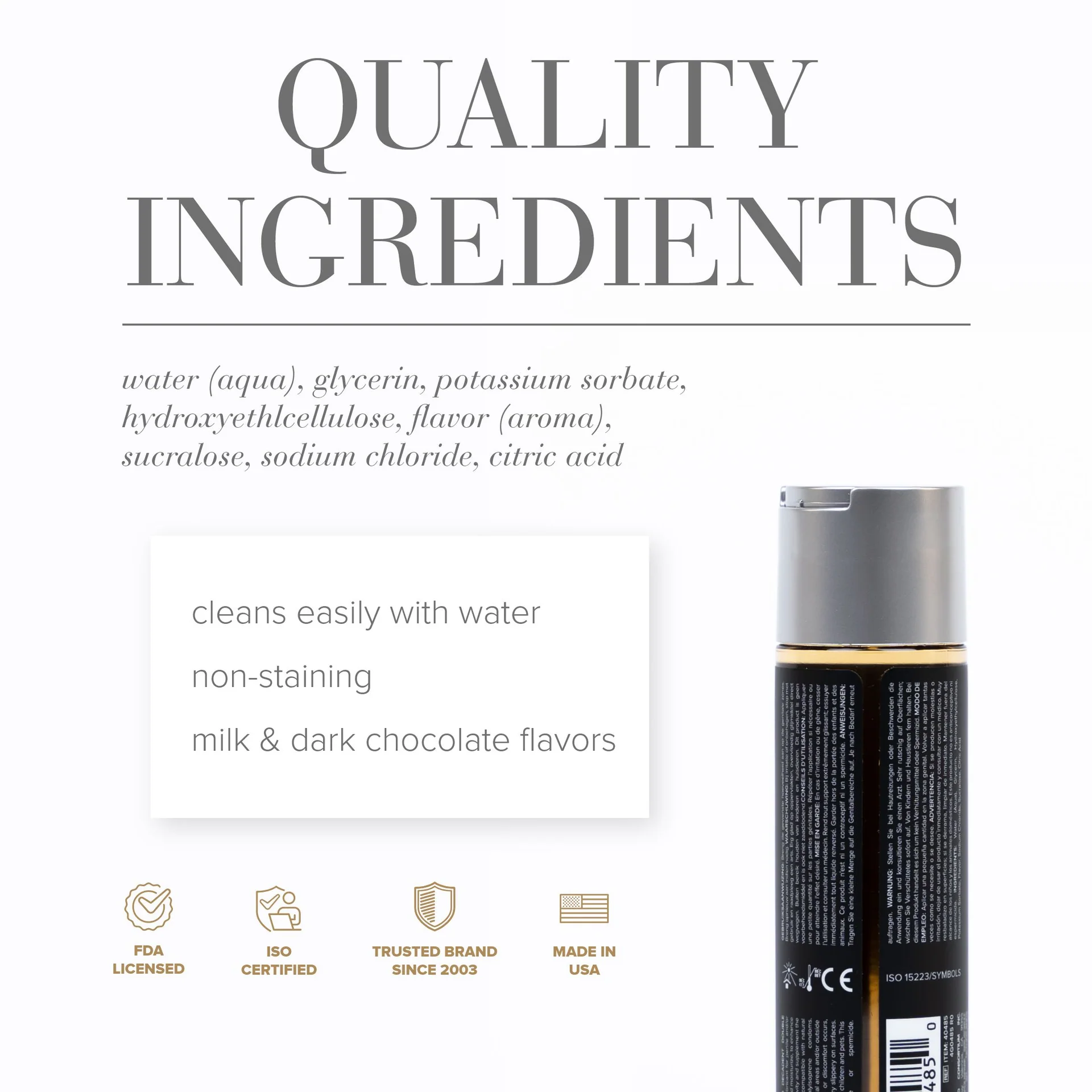 Double Chocolate Gelato Flavored Lubricant 120ml