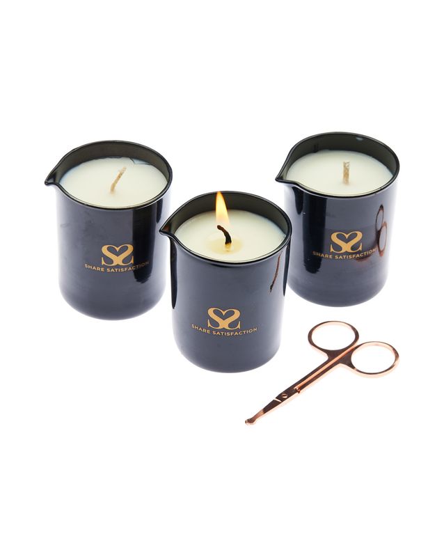 Share Satisfaction Massage Candle Set Share Satisfaction Massage Candle Set