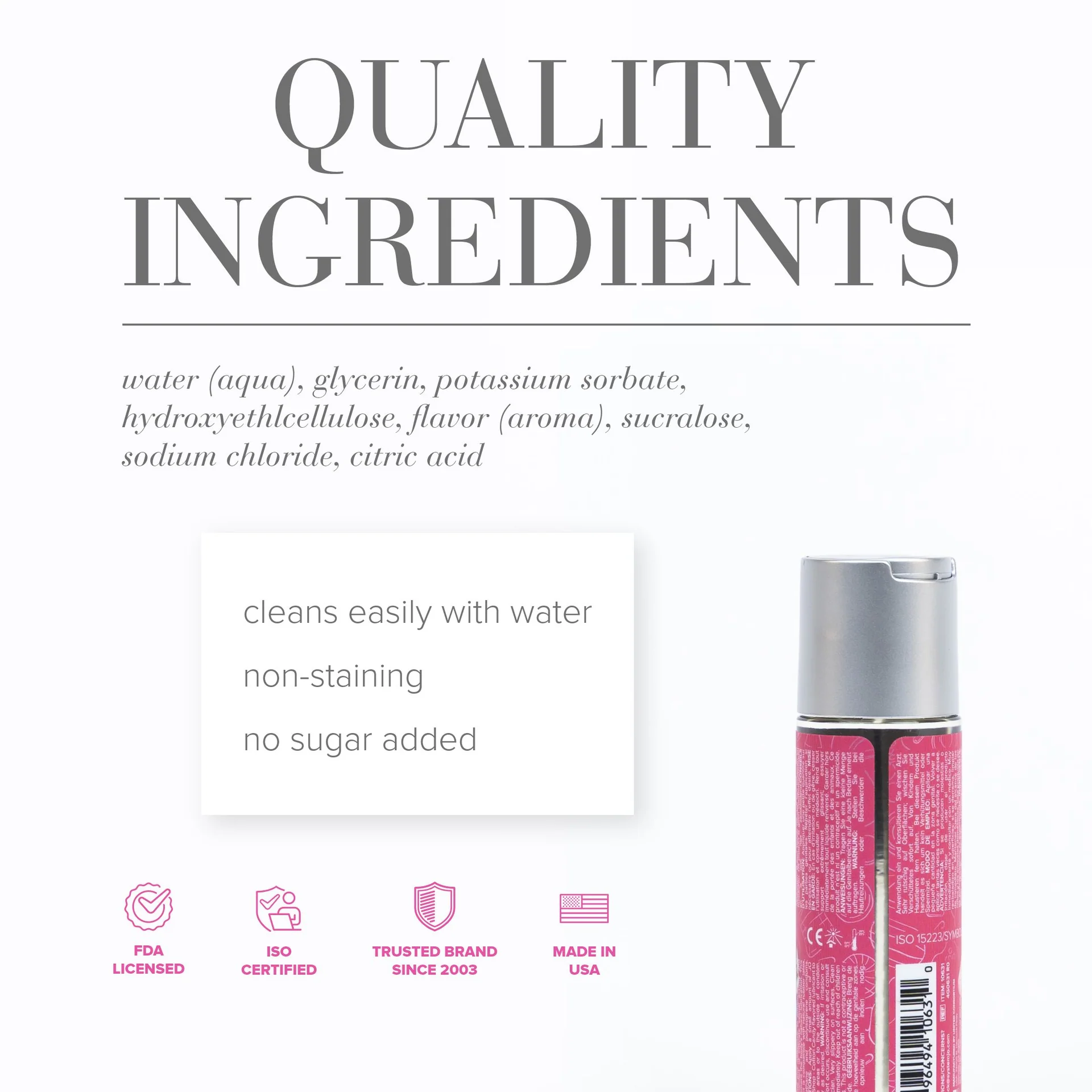 System Jo H20 Cotton Candy Lubricant (60Ml)