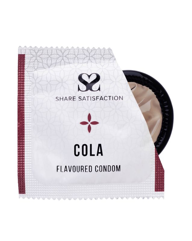 Share Satisfaction Cola Flavoured Condoms 100 bulk Pack