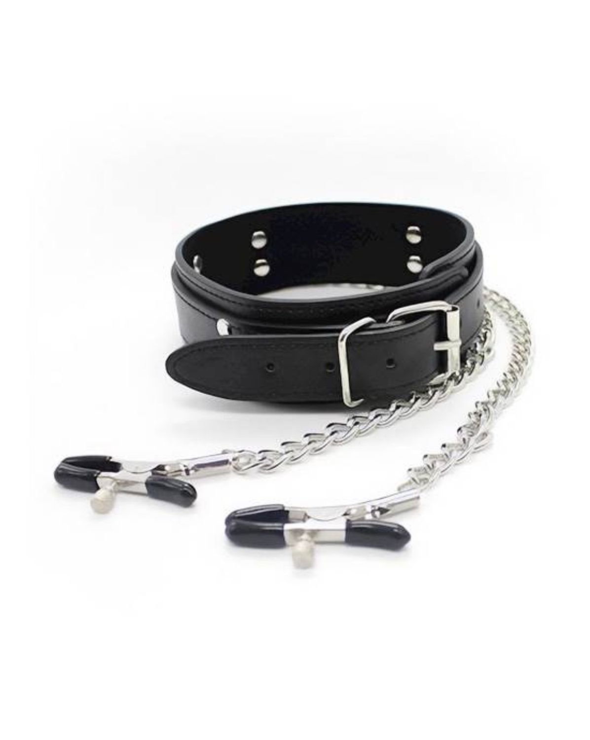Kinki Collar with Nipple Clamps