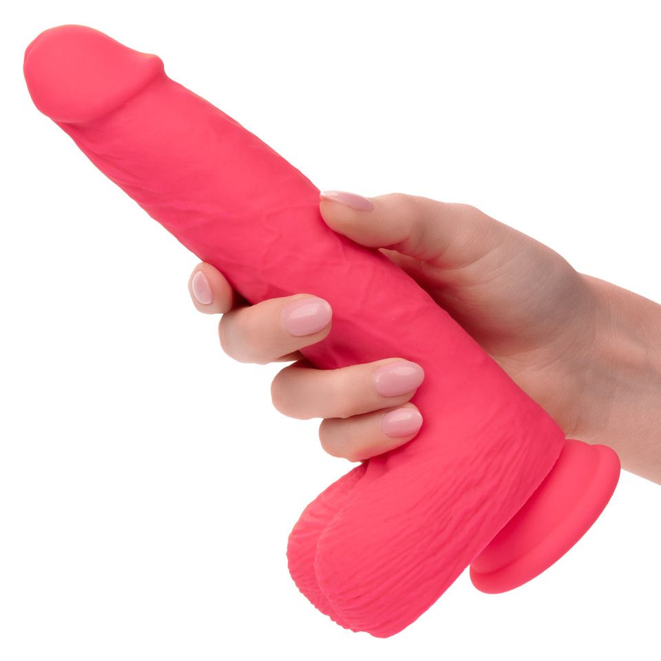 Rechargeable Rumbling & Thrusting Silicone Studs® pink 7