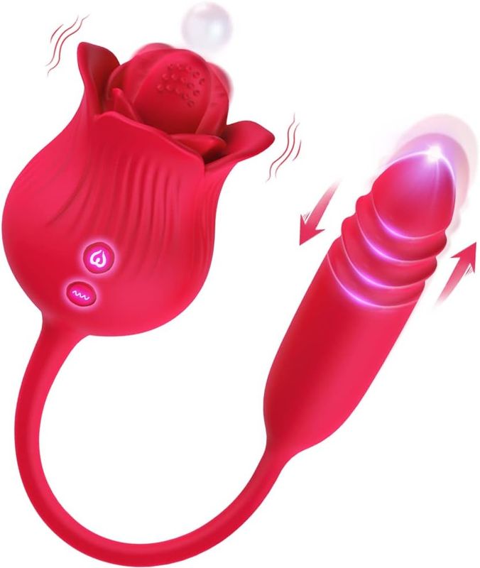 Rose Clitoral Tongue Vibrator