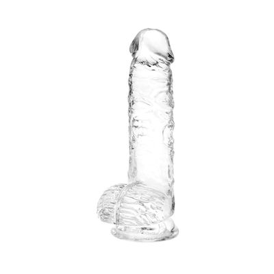 10.6 Inch Realistic Clear Dildo with Suction Cup 10.6 Inch Realistic Clear Dildo with Suction Cup