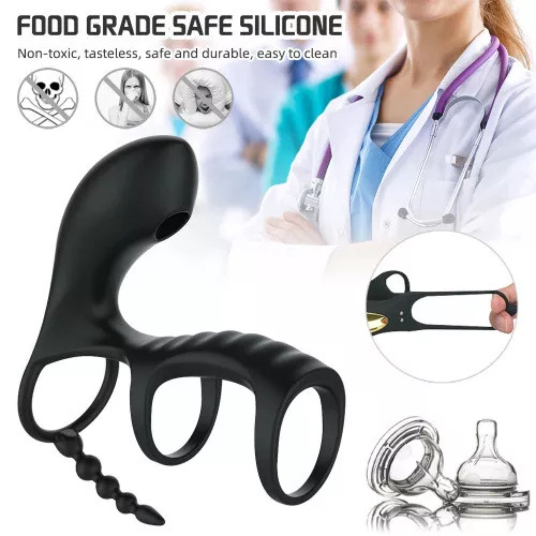 Couples Fantasy Licking Clit & Cock Ring