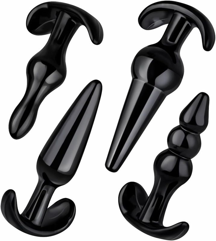 Silicone Anal Plug Training Set – Pack of 4 Silicone Anal Plug Training Set – Pack of 4