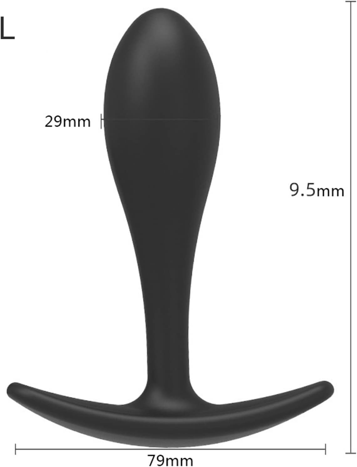 Water-Drop Silicone Anal Plug (L)