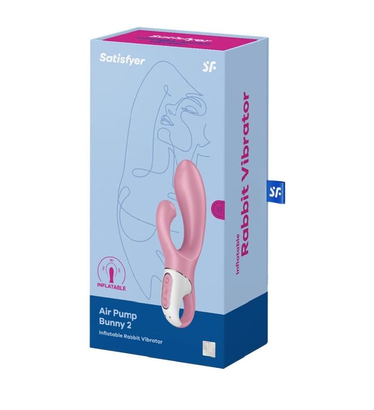 Satisfyer Air Pump Bunny 2 Light Red Satisfyer Air Pump Bunny 2 Light Red