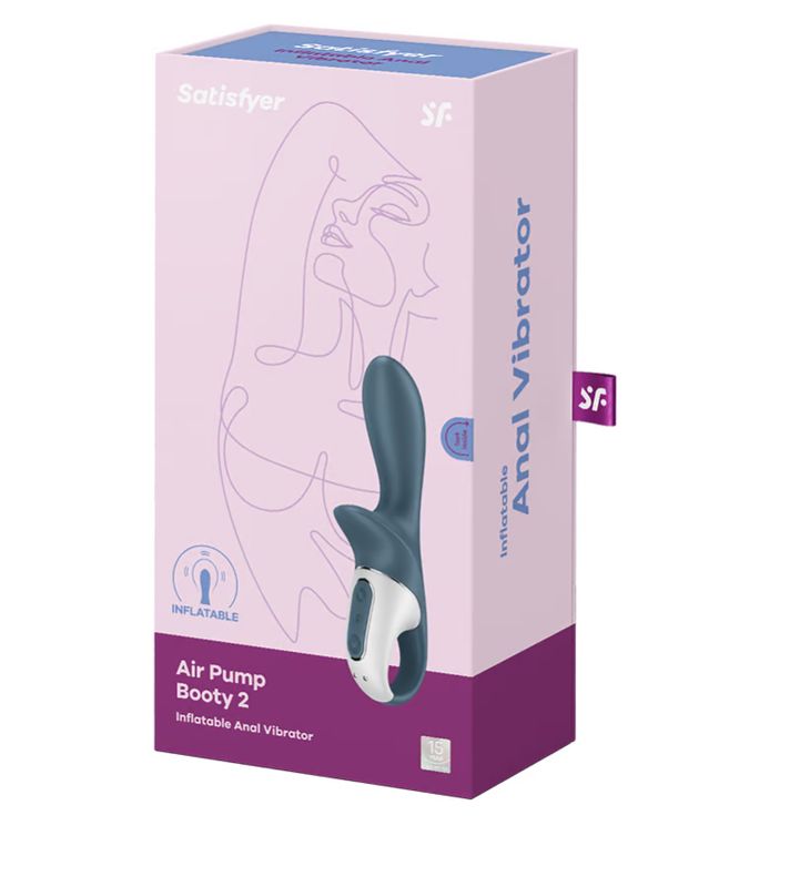 Satisfyer Air Pump Booty 2 Dark Grey Satisfyer Air Pump Booty 2 Dark Grey