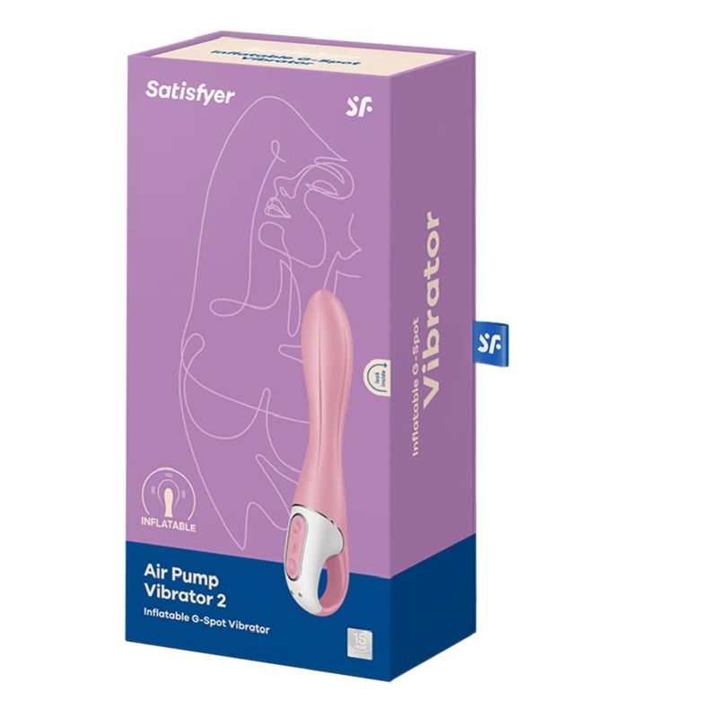 Satisfyer Air Pump Vribrator 2 Light Red Satisfyer Air Pump Vribrator 2 Light Red