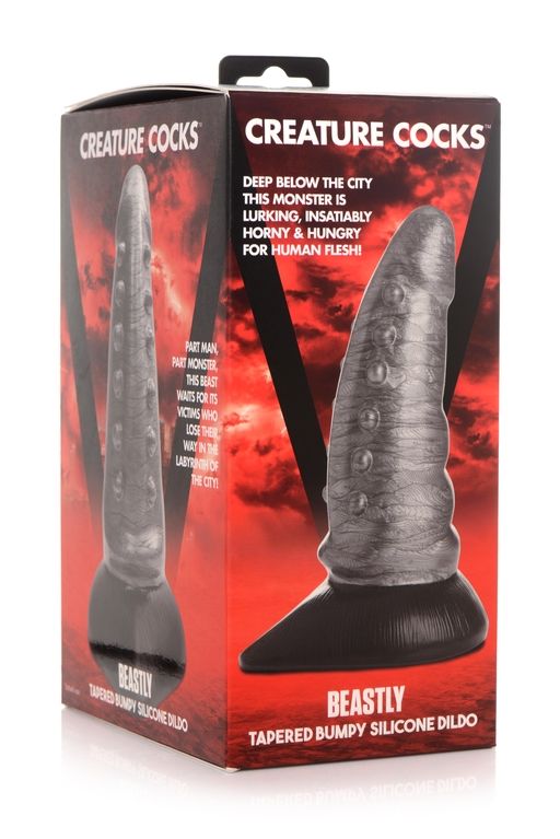 Creature Cocks Beastly Tapered Bumpy Silicone Dildo Creature Cocks Beastly Tapered Bumpy Silicone Dildo
