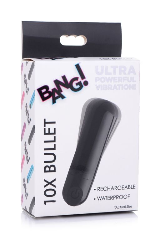Bang! 10X Rechargeable Vibrating Metallic Bullet Bang! 10X Rechargeable Vibrating Metallic Bullet