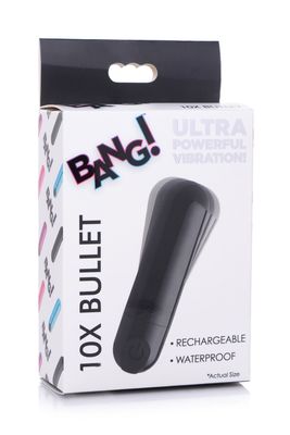 Bang! 10X Rechargeable Vibrating Metallic Bullet Bang! 10X Rechargeable Vibrating Metallic Bullet